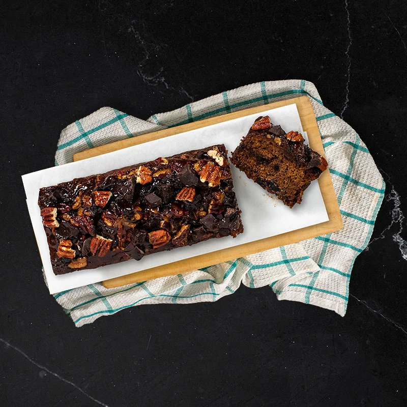 Banana Choco Pecan Loaf