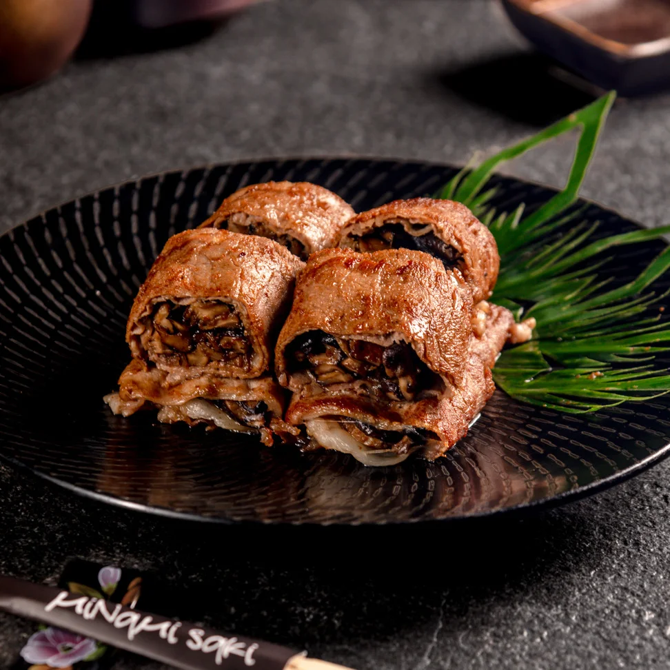 Usuyaki Steak With Mushroom